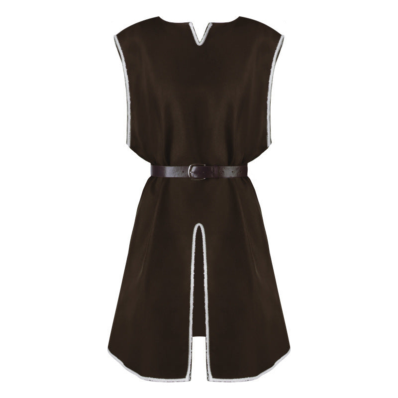 Men’s Halloween Medieval Gown – Loose Pullover Robe