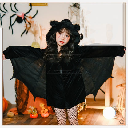 Halloween Kids Cloak Costume – Jumpsuit & Pantyhose