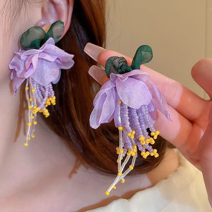 All-match Ear Studs Personalized Temperament Earrings Niche High Sense
