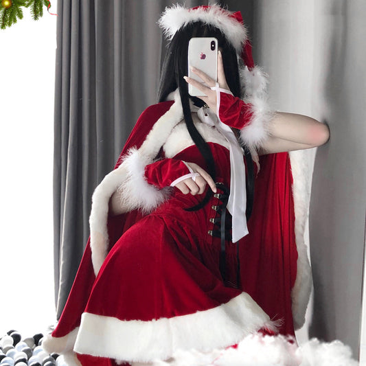 Sexy Halloween Nightclub Cloak – Red & Pink