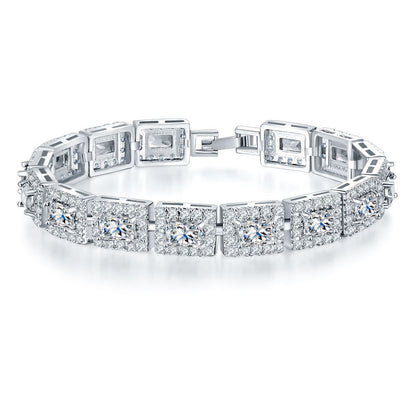Women's Simple Fashion Hollowed-out Rhinestone Zircon Bracelet