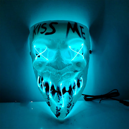 Halloween Luminous Tricky Face Mask