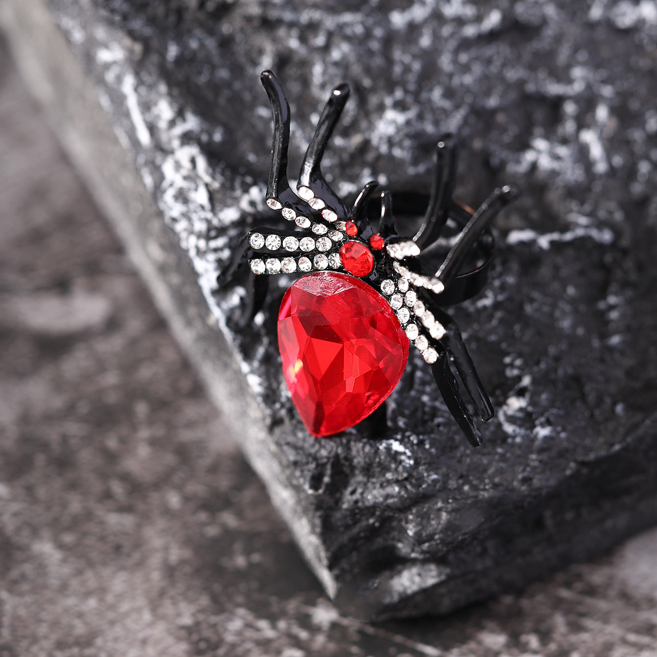 Halloween Gothic Spider Ring