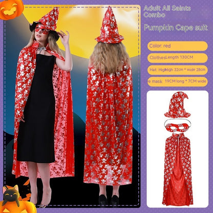 Halloween Vampire Costume – Cloak & Suit for Adults