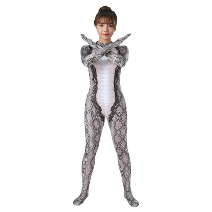 Green Python Halloween Bodysuit – Adults & Kids
