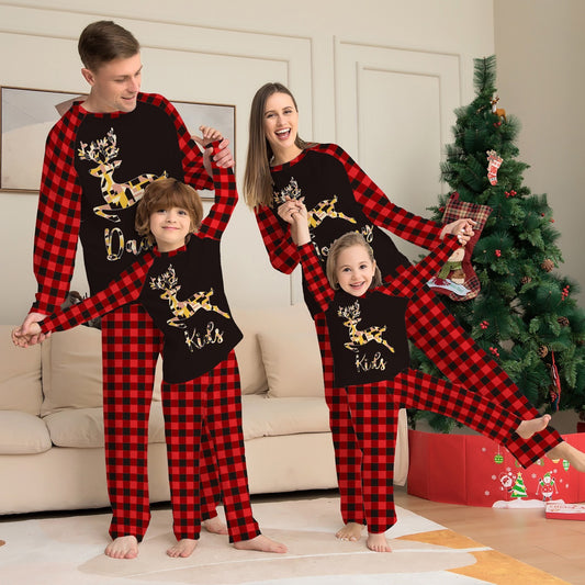 Deer Print Halloween Family Pajama Set