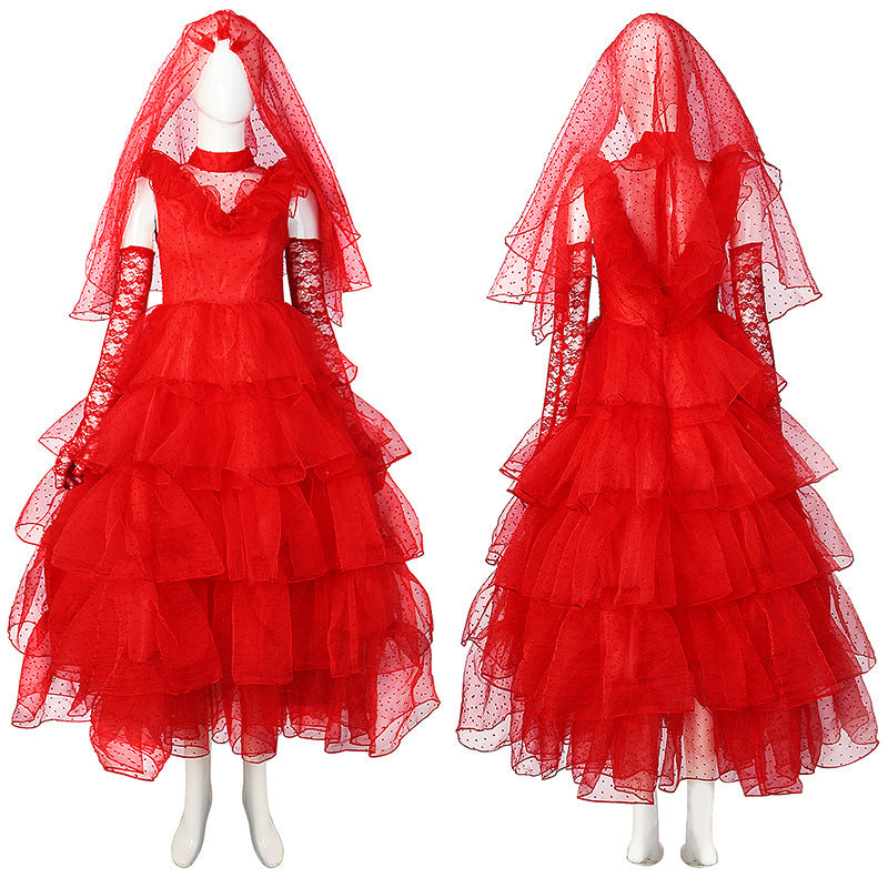 Beetlejuice Cosplay Wedding Dress for Kids