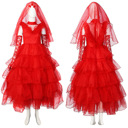 Beetlejuice Cosplay Wedding Dress for Kids