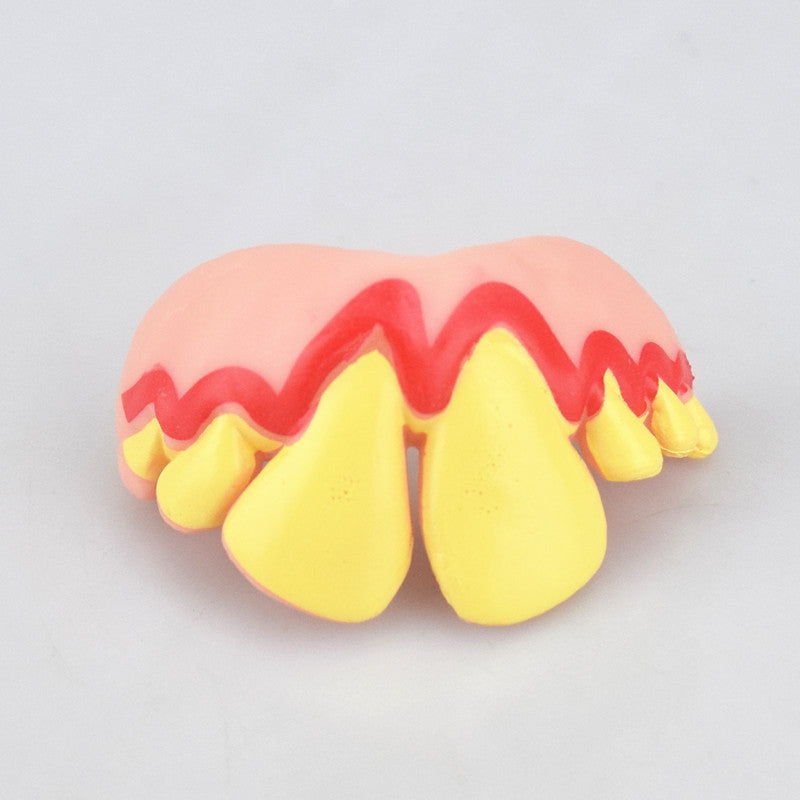 Halloween Funny Fake Teeth Toy – Silicone Dentures