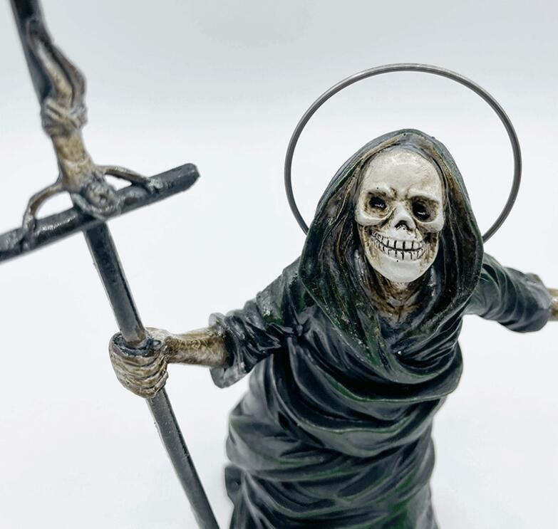 Halloween Black Wizard Resin Ornament