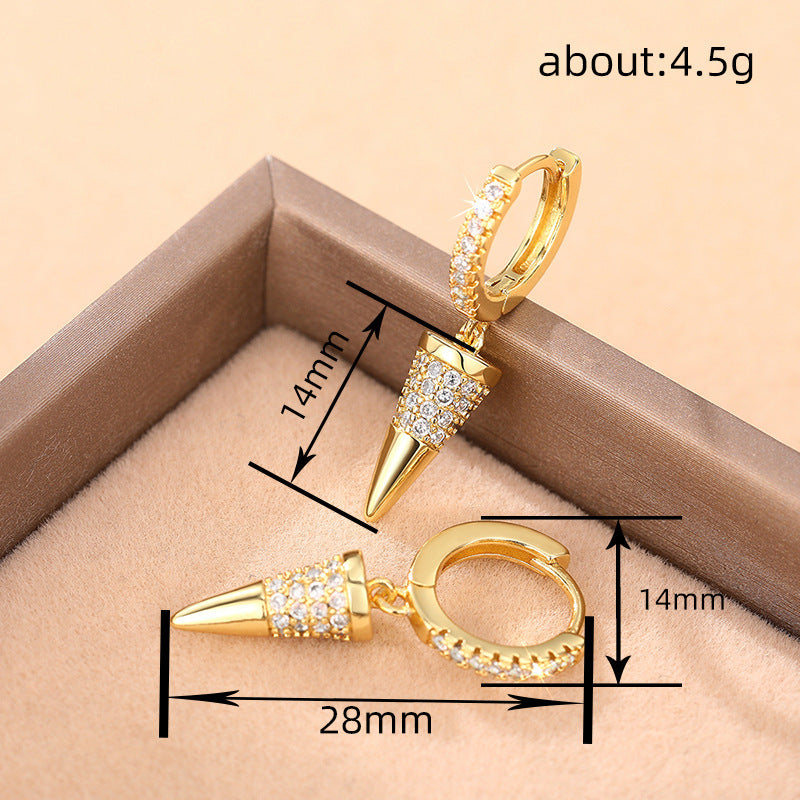Geometric Fashion Brand Minority Design Earrings