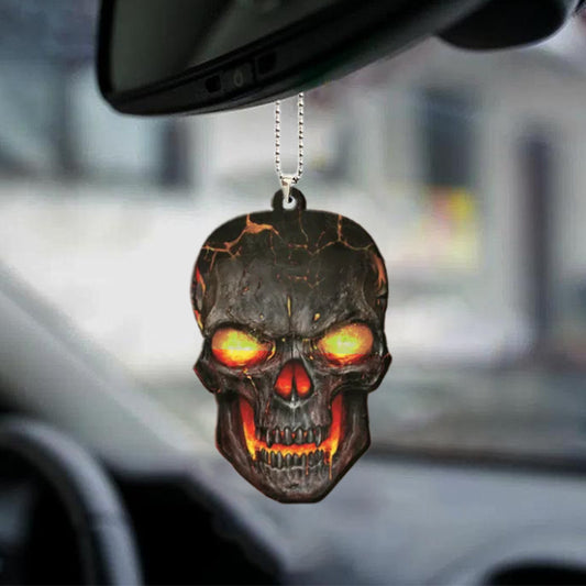 Halloween Skull Car Pendant – Acrylic Ornament