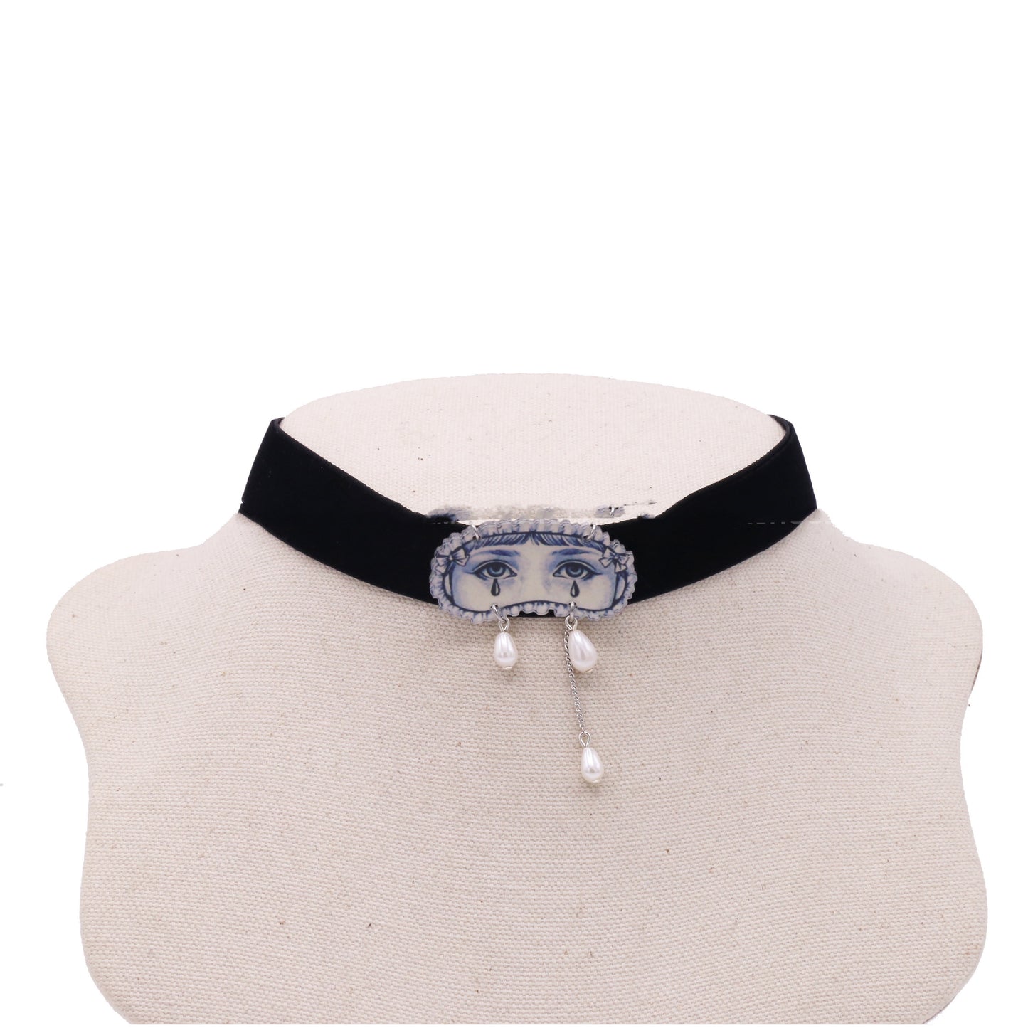 Halloween Pearl Earring & Necklace Set for Ladies