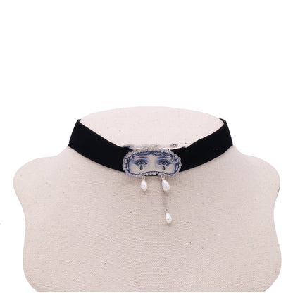 Halloween Pearl Earring & Necklace Set for Ladies